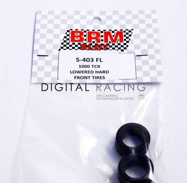 BRM 1:24 Reifen Abarth 1000 (Vorne,Hart) Ø20.5 x 9mm - 2 Stück