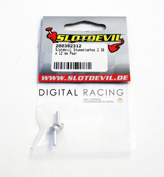 Slotdevil Alu Stummelachse 2,38 x 12 mm (2 Stück)