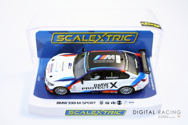 Scalextric BMW 330I M-SPORT - BTCC 2019 - C. Turkington