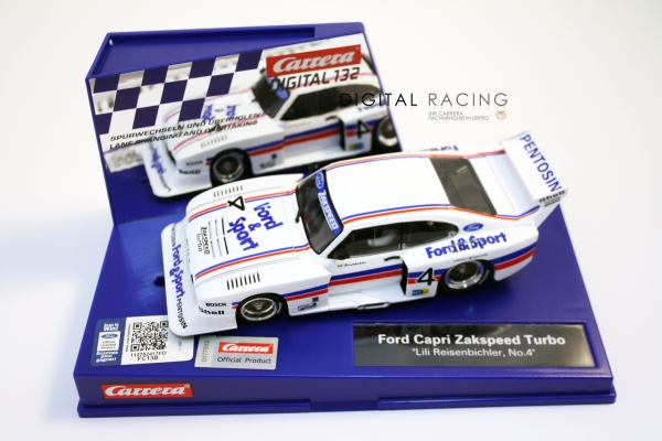 Carrera Digital 132 Ford Capri Zakspeed Turbo No.4 Lili Reisenbichler