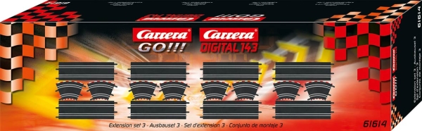 Carrera GO!!! / Digital 143 Schienen Ausbauset 3