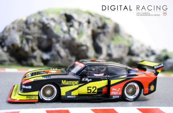Carrera Digital 132 Ford Capri Zakspeed Turbo &quote;Mampe-Ford-Zakspeed-Team No.52&quote;