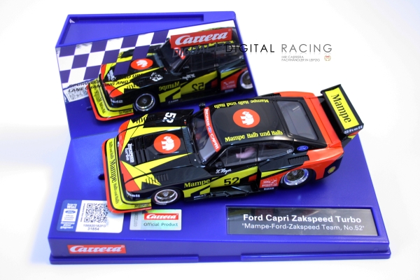 Carrera Digital 132 Ford Capri Zakspeed Turbo &quote;Mampe-Ford-Zakspeed-Team No.52&quote;