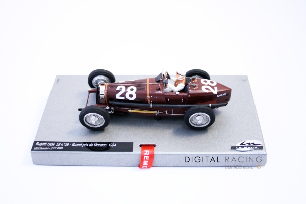 Le Mans Miniature Bugatti Typ 59 Nr.28 Monte Carlo 1934