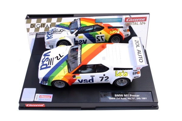 Carrera Digital 124 BMW M1 Procar &quote;BMW Zol'Auto No.72&quote; 24h 1981