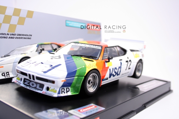 Carrera Digital 124 BMW M1 Procar BMW ZolAuto No.72 24h 1981