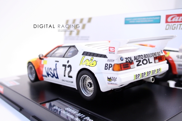 Carrera Digital 124 BMW M1 Procar BMW ZolAuto No.72 24h 1981