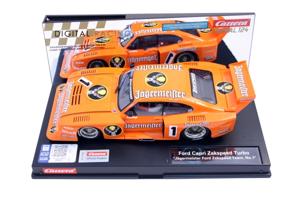 Carrera Digital 124 Ford Capri Zakspeed Turbo &quote;Jägermeister Racing Team No.1&quote;