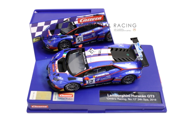 Carrera Digital 132 Lamborghini Huracán GT3 &quote;Ombra Racing No.12&quote; Spa 2019