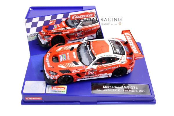 Carrera Digital 132 Mercedes-AMG GT3 &quote;Carrera No.20&quote; 12h Paul Ricard 2021