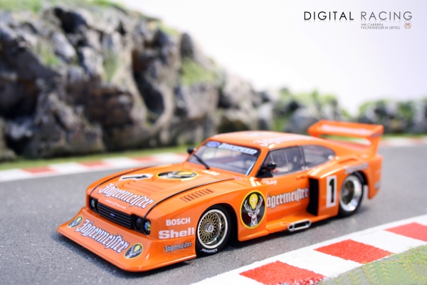 Carrera Digital 132 Ford Capri Zakspeed Turbo Jägermeister Racing Team No.1