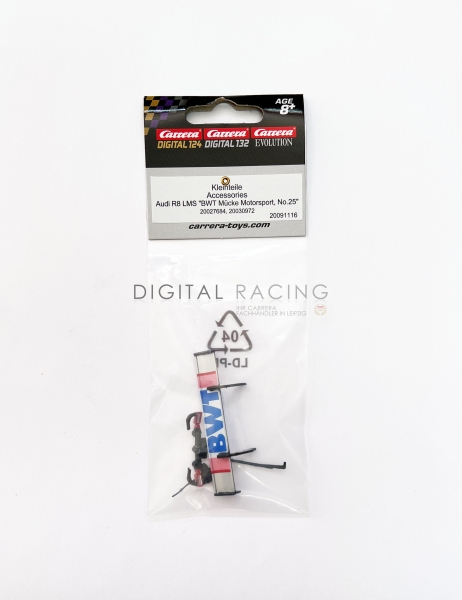 Kleinteile für Audi R8 LMS &quote;BWT Mücke Motorsport No.25&quote;