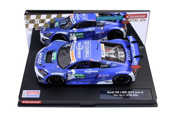 Carrera Digital 124 Audi R8 LMS GT3 evo II &quote;Team Abt Sportsline No.7&quote; DTM 2022