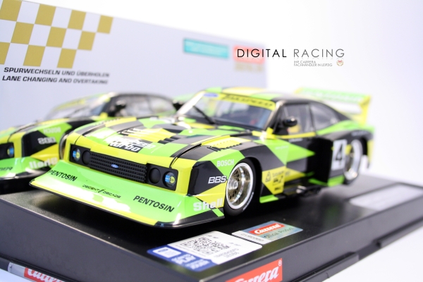 Carrera Digital 124 Ford Capri Zakspeed Turbo "Jürgen Hamelmann-Team No. 4"