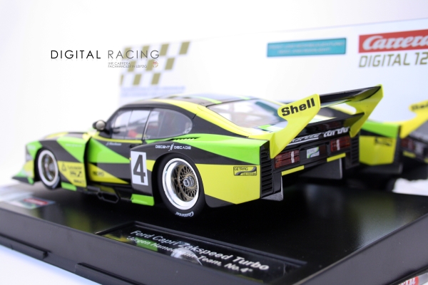 Carrera Digital 124 Ford Capri Zakspeed Turbo "Jürgen Hamelmann-Team No. 4"