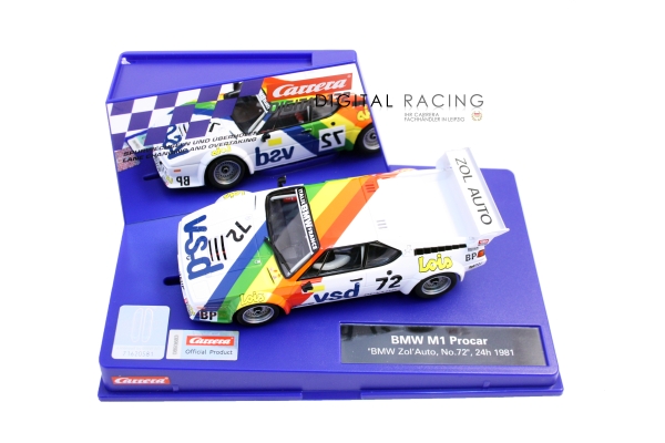 Carrera Digital 132 BMW M1 &quote;BMW Zol'Auto No.72&quote; 24h 1981