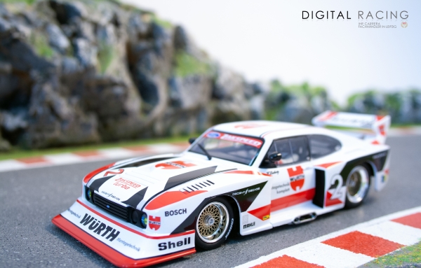 Carrera Digital 132 Ford Capri Zakspeed Turbo Würth-Zakspeed-Team No.2