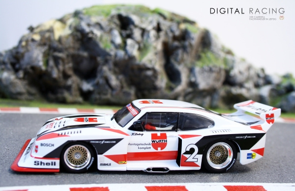 Carrera Digital 132 Ford Capri Zakspeed Turbo Würth-Zakspeed-Team No.2