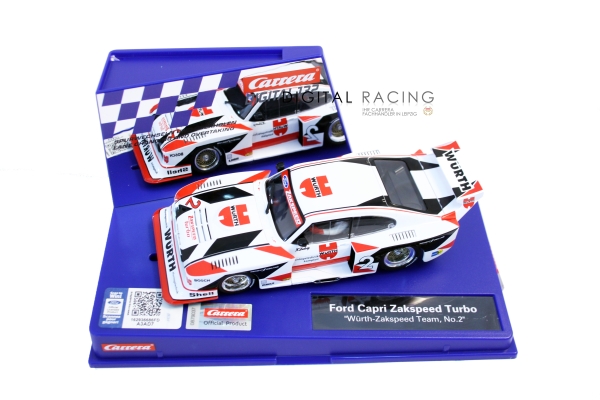 Carrera Digital 132 Ford Capri Zakspeed Turbo &quote;Würth-Zakspeed-Team No.2&quote;