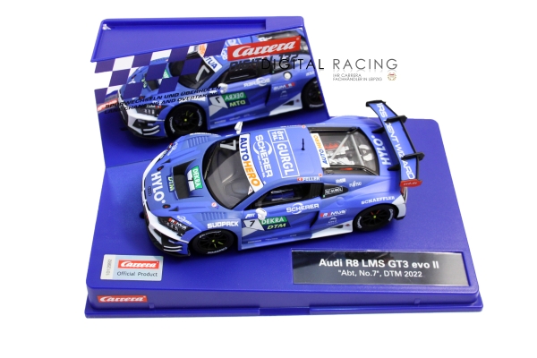 Carrera Digital 132 Audi R8 LMS GT3 evo II Team Abt Sportsline, No.7“ DTM 2022