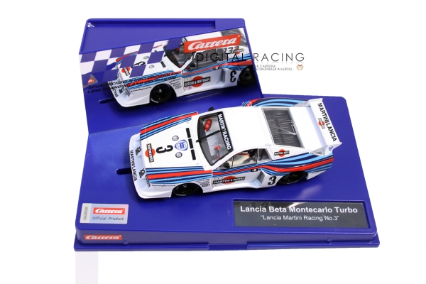 Carrera Digital 132 Lancia Beta Montecarlo Turbo Lancia Martini Racing No.3