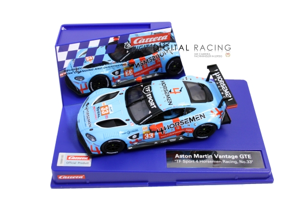Carrera Digital 132 Aston Martin Vantage GTE &quote;TF Sport 4 Horsemen Racing No. 33&quote;