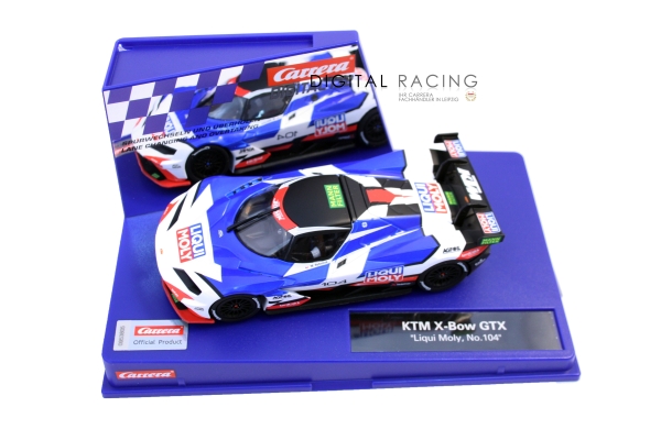Carrera Digital 132 KTM X-BOW GTX &quote;Liqui Moly, No.104&quote;