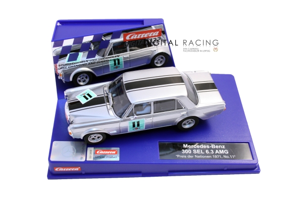 Carrera Digital 132 Mercedes-Benz 300 SEL 6.3 AMG Preis der Nationen 1970 No.11