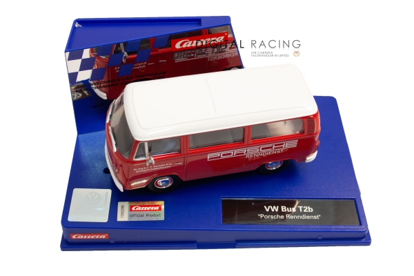 Carrera Digital 132 VW Bus T2b Porsche Renndienst