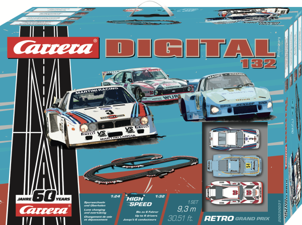 Carrera Digital 132 Startset Retro Grand Prix