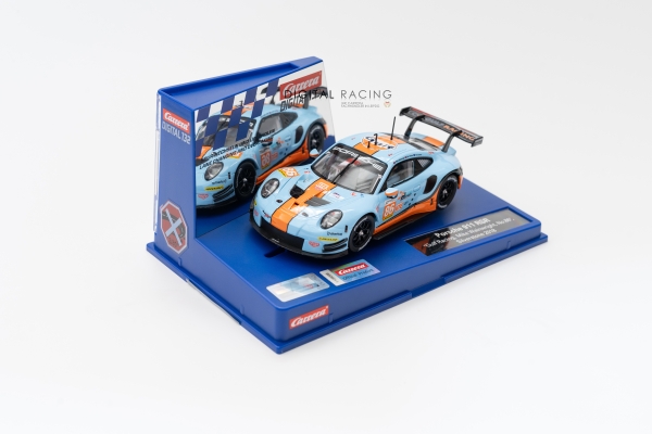 Carrera Digital 132 Porsche 911 RSR &quote;Gulf Racing No.86&quote; Silverstone 2018