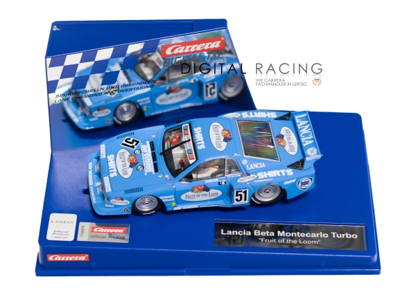 Carrera Digital 132 Lancia Beta Montecarlo Turbo &quote;Fruit of the Loom&quote;