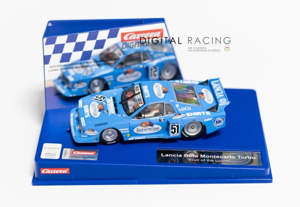 Carrera Digital 132 Lancia Beta Montecarlo Turbo &quote;Fruit of the Loom&quote;