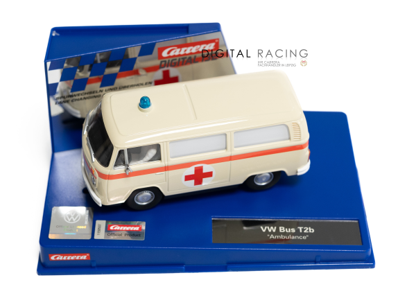 Carrera Digital 132 VW BUS T2b &quote;Krankenwagen Rotes Kreuz&quote;