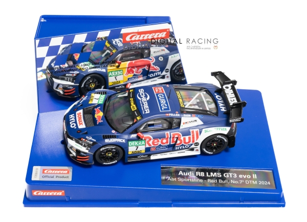 Carrera Digital 132 Audi R8 LMS GT3 &quote;Abt Sportsline Red Bull&quote; DTM 2024