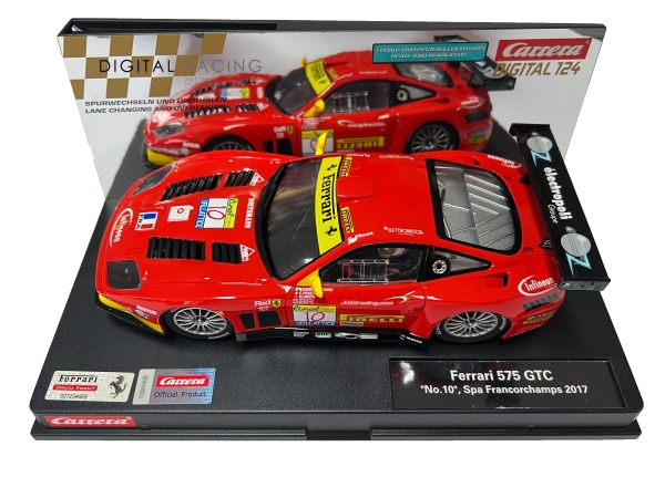 Carrera Digital 124 Ferrari 575 GTC &quote;No.10&quote; Spa Francorchamps 2017