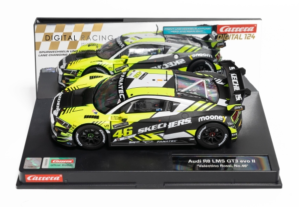 Carrera Digital 124 Audi R8 LMS GT3 evo II Valentino Rossi No.46