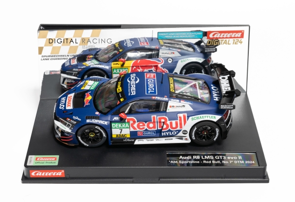 Carrera Digital 124 Audi R8 LMS GT3 &quote;Abt Sportsline Red Bull No.7&quote; DTM 2024