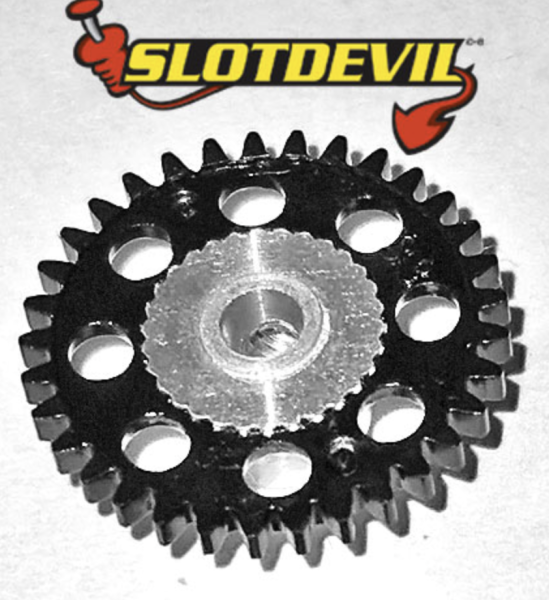 Slotdevil Spurzahnrad 33 Zähne schwarz für 3mm Achsen