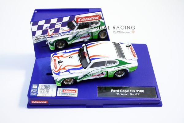 Carrera Digital 132 Ford Capri RS 3100 R.Wood Nr. 123