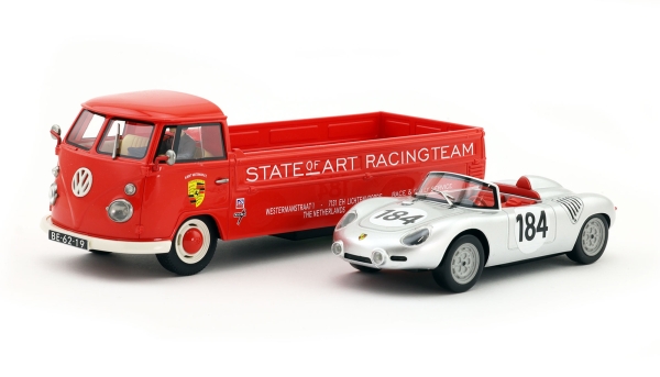 Avant Slot VW T1 Renntransporter mit Porsche 718 RS 60