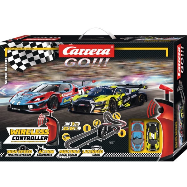 Carrera GO!!! StartSet Wireless &quote;Super Racers&quote;