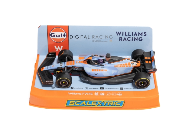 Scalextric Williams FW45 A.Albon Gulf Edition