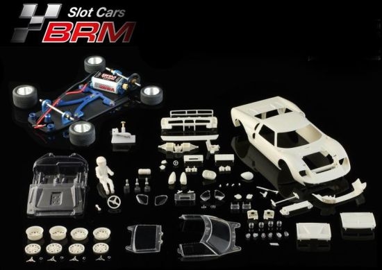 BRM 1:24 Ford GT40 Mk.II Bausatz / &quote;White Kit&quote;