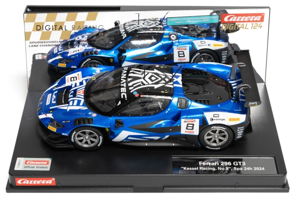 Carrera Digital 124 Ferrari 296 GT3 "Kessel Racing No.8"