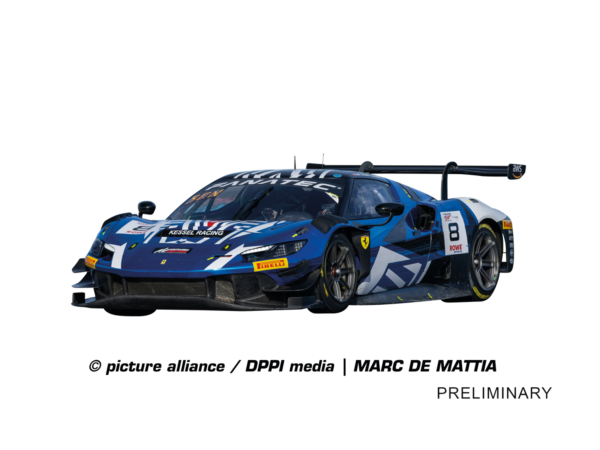 Carrera Digital 124 Ferrari 296 GT3 &quote;Kessel Racing No.8&quote;