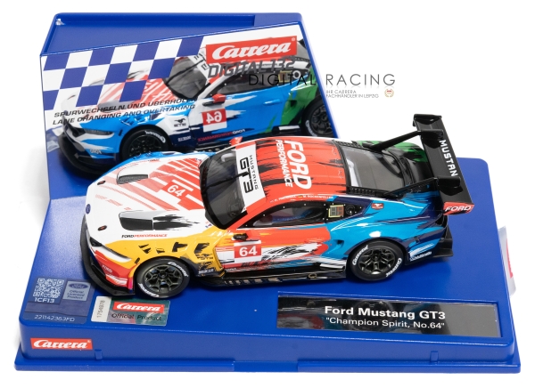 Carrera Digital 132 Ford Mustang GT3 "Champion Spirit No.64"
