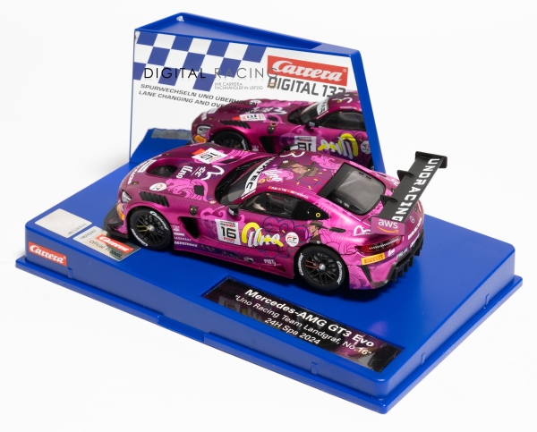 Carrera Digital 132 Mercedes-AMG GT3 Evo "Uno Racing Team No.16"