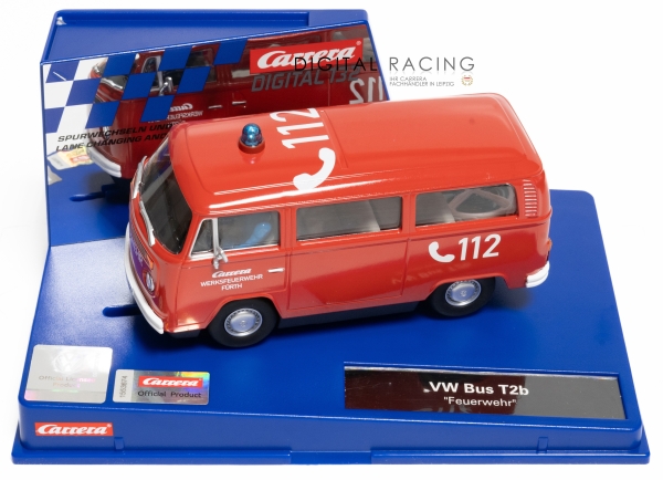 Carrera Digital 132 VW Bus T2b "Feuerwehr"