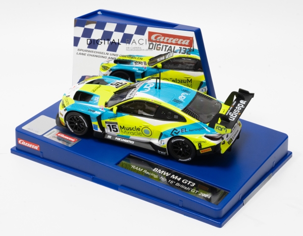 Carrera Digital 132 BMW M4 GT3 "RAM Racing No. 15" British GT 2024